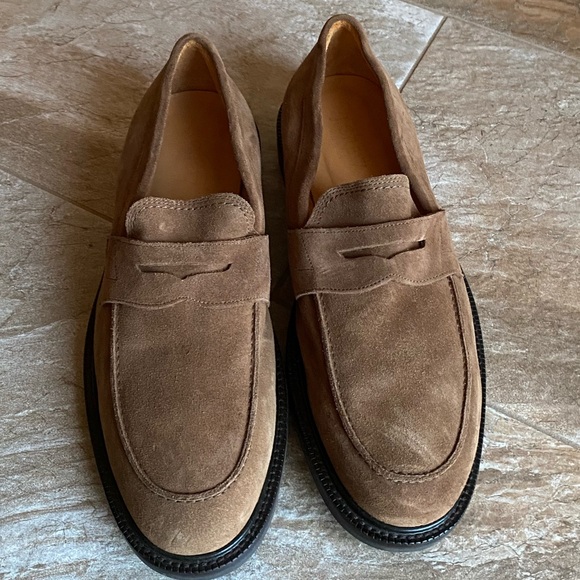 J Crew Men’s Suede Penny Loafer - Picture 1 of 10